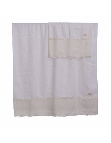 Set Toalla de Mano Volado y Guipiur x 2