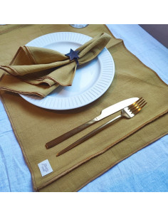 Individuales Tusor Sarah  - Pack x 4 2