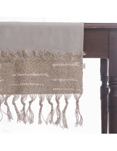 Camino de Mesa -  Puntas Telar Artisan Yute 2