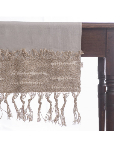 Camino de Mesa -  Puntas Telar Artisan Yute