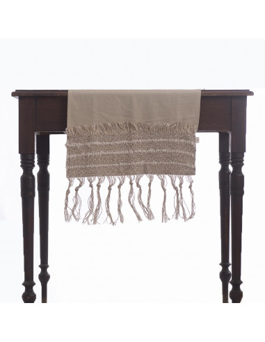 Camino de Mesa -  Puntas Telar Artisan Yute