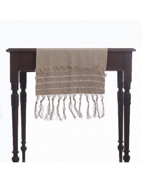 Camino de Mesa -  Puntas Telar Artisan Yute