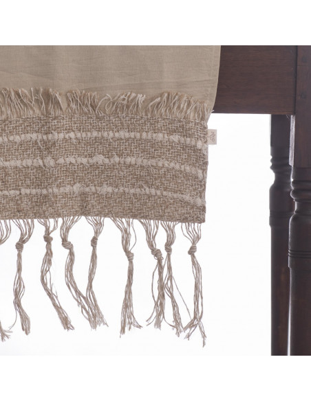 Camino de Mesa -  Puntas Telar Artisan Yute