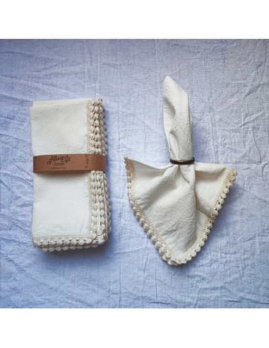 Servilleta Guipiur  x 4