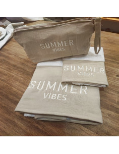 Summer Vibes: Toallón, toalla y Neceser