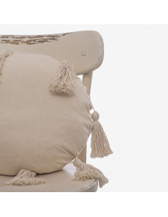 Almohadón Redondo Panamá & Borlas 2