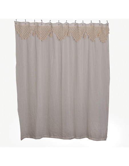 Cortina de Baño -  Flower Crochet