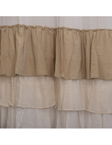 Cortina de Baño: Amma 3 Volados