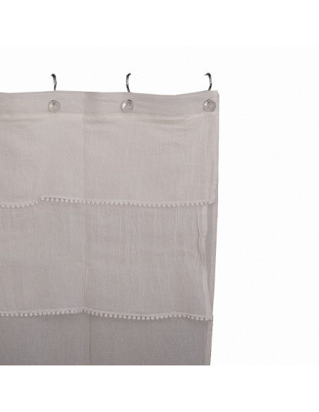 Cortina de Baño: Paz Guipiur Pompon mini