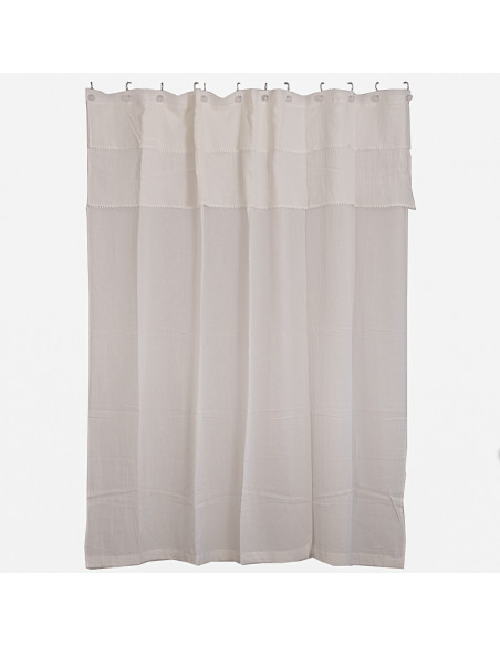 Cortina de Baño: Paz Guipiur Pompon mini