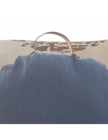 Almohadón Redondo  - Manijon Cuero