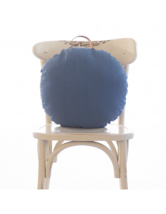 Almohadón Redondo  - Manijon Cuero