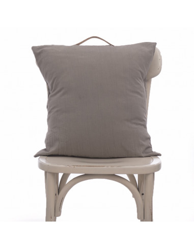 Almohadón Cuadrado  - Manijon Cuero