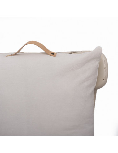 Almohadón Cuadrado  - Manijon Cuero