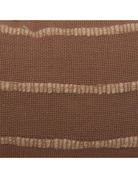 Almohadón Telar Simple Canela + Flame- Handmade