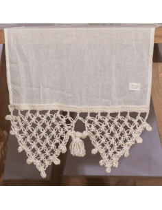 Camino de Mesa -  Flower  Crochet Gasa