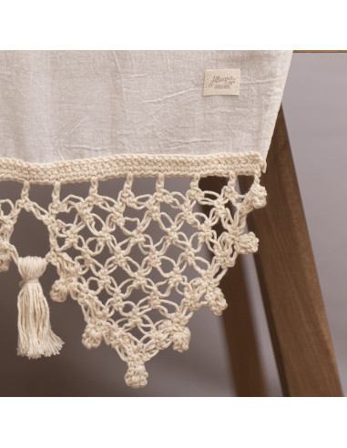 Camino de Mesa -  Flower  Crochet Gasa