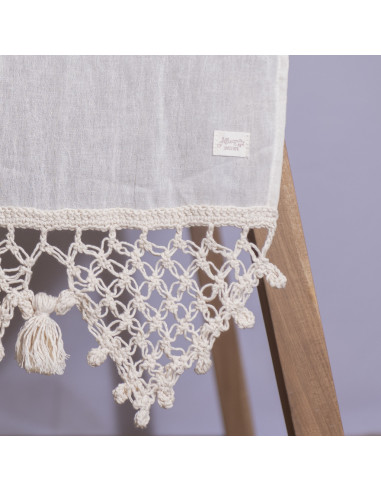 Camino de Mesa -  Flower  Crochet Gasa