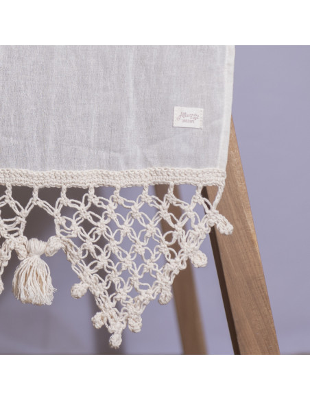 Camino de Mesa -  Flower  Crochet Gasa