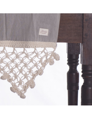 Camino de Mesa -  Flower  Crochet Gasa