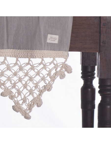 Camino de Mesa -  Flower  Crochet Gasa