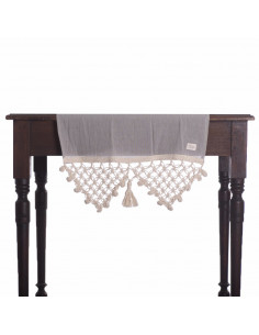 Camino de Mesa -  Flower  Crochet Gasa 2