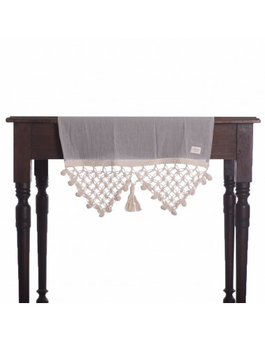 Camino de Mesa -  Flower  Crochet Gasa