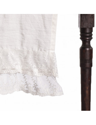 Camino de Gasa Blanco & Volados de Encaje