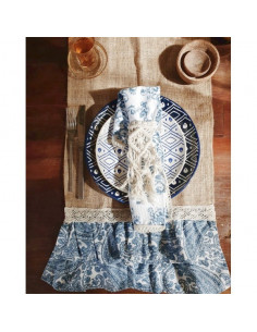 Camino de Mesa Arpillera + Volados