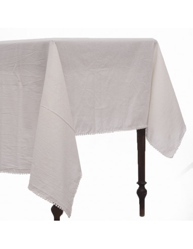 Mantel de Tusor Guipiur Pompon