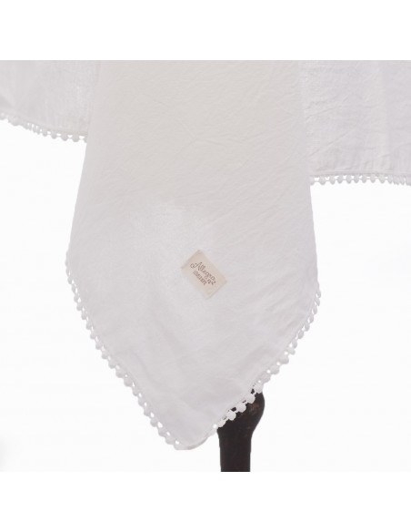 Mantel de Tusor Guipiur Pompon