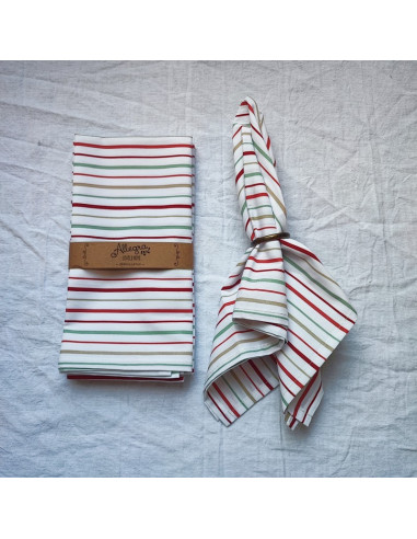 Servilletas Percal Estampados X 4