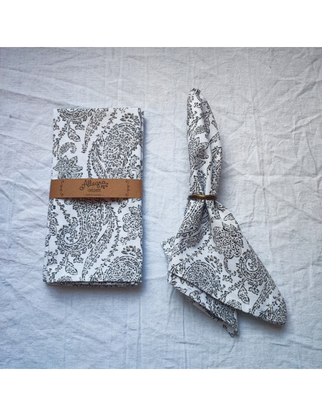 Servilletas Percal Estampados X 4