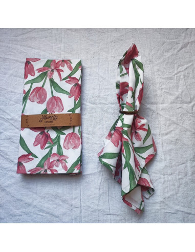 Servilletas Percal Estampados X 4