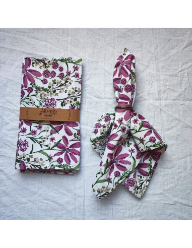 Servilletas Percal Estampados X 4