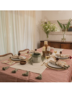 Camino XL Borlas Verdes