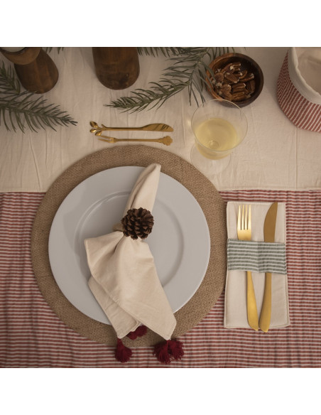 Servilletas - Borlas