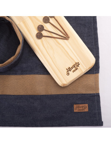 Set de Picada Cuero & Denim - 2 Pinchos