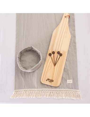 Set de Picada  Tusor Flecos Entredos + 2 Pinchos