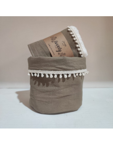 Contenedor  & Toalla de Mano - Guipiur