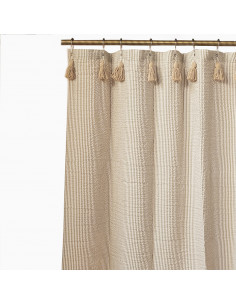 Cortina de Baño: Greta Mil Rayas borlas 2
