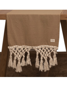 Camino de Mesa  Macramé  Rombos Nuevo 2