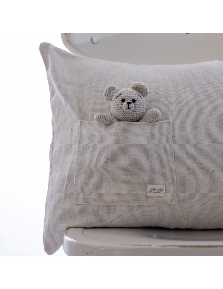 Bear Pillow Panama - 40 x 60
