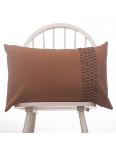 Combo Almohadon Aplique  Crochet Cuadros  - 2 x 40 x 60