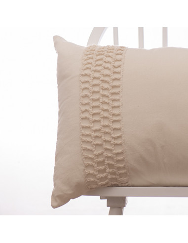 Combo Almohadon Aplique  Crochet Cuadros  - 2 x 40 x 60