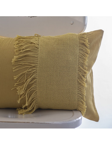 Combo Almohadon Aplique  Telar - 2 x 40 x 60