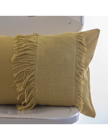 Combo Almohadon Aplique  Telar - 2 x 40 x 60