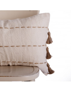 Combo Almohadón  Pespunte  y borlas - 2 x 40 x 60 2