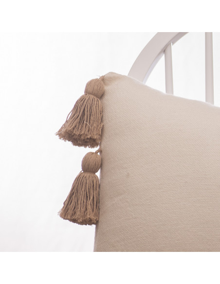 Combo Almohadon Panamá  & Borlones  laterales- 2 x 50 x 50