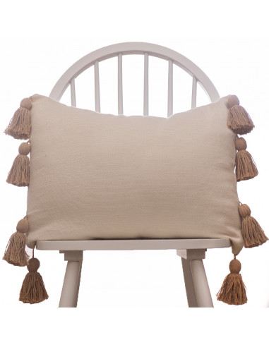 Combo Almohadon Panamá  & Borlones  laterales- 2 x 50 x 50